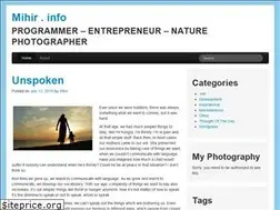 Sites similar to mihir.info