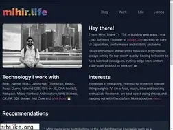Sites similar to mihir.life