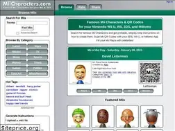 Sites similar to miicharacters.com