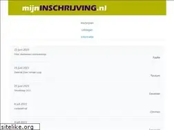 Sites similar to mijninschrijving.nl