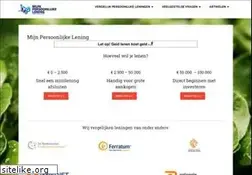 Sites similar to mijnpersoonlijkelening.nl