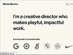 Sites similar to mikalabierma.com