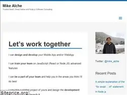 Sites similar to mikealche.com