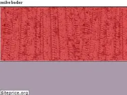 Sites similar to mikebader.net