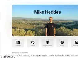 Sites similar to mikeheddes.nl