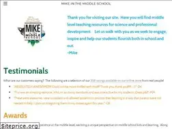 Sites similar to mikeinthemiddleschool.com