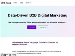 Sites similar to mikekalil.com