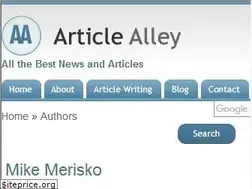 Sites similar to mikemerisko.articlealley.com