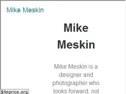 Sites similar to mikemeskin.com
