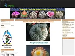 Sites similar to mikepercsikaktusz.gportal.hu
