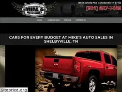 Sites similar to mikesautosalestn.com