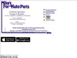 Sites similar to mikesforeignparts.com