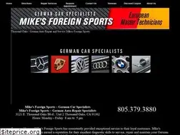 Sites similar to mikesforeignsports.com