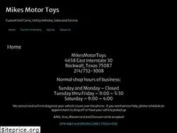 Sites similar to mikesmotortoys.com