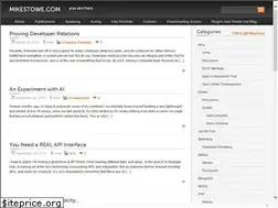 Sites similar to mikestowe.com