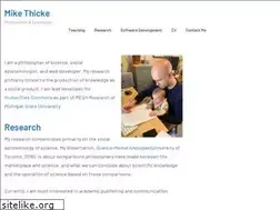 Sites similar to mikethicke.com