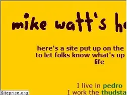 Sites similar to mikewatt.com
