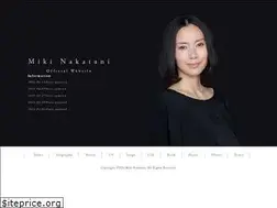 Sites similar to mikinakatani.com