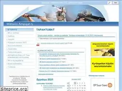 Sites similar to mikkelinampujat.com
