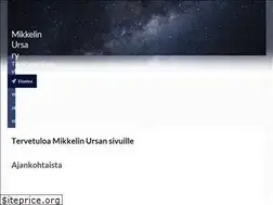 Sites similar to mikkelinursa.fi