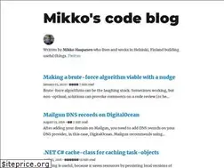 Sites similar to mikkohaapanen.com