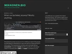 Sites similar to mikkonen.bio