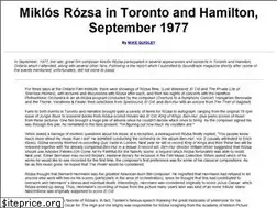Sites similar to miklosrozsa.net