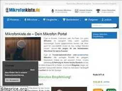 Sites similar to mikrofonkiste.de