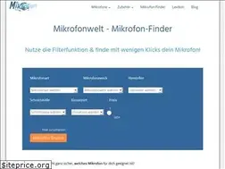 Sites similar to mikrofonwelt.de