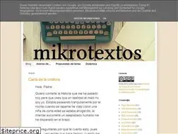 Sites similar to mikrotextosblogs.blogspot.com