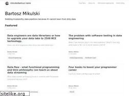 Sites similar to mikulskibartosz.name