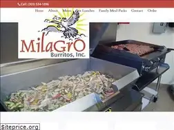 Sites similar to milagroburritos.com