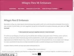 Sites similar to milagroparaelembarazoweb.com