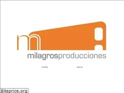 Sites similar to milagrosproducciones.com