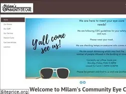 Sites similar to milamseye.com