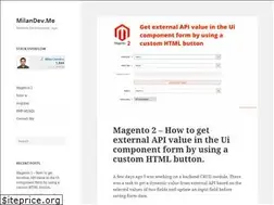 Sites similar to milandev.me
