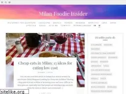 Sites similar to milanfoodieinsider.com