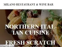 Sites similar to milano-restaurant.com