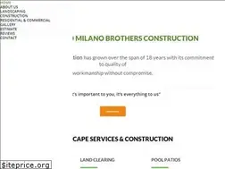 Sites similar to milanobrotherslandscaping.com