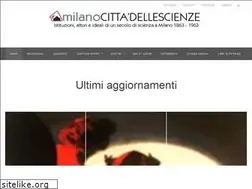 Sites similar to milanocittadellescienze.it