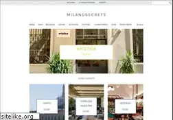 Sites similar to milanosecrets.it