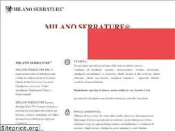 Sites similar to milanoserrature.it