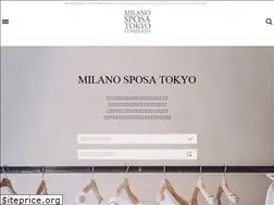Sites similar to milanosposatokyo.jp