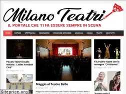 Sites similar to milanoteatri.it