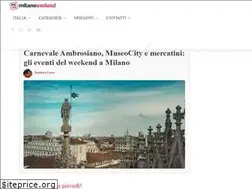 Sites similar to milanoweekend.it