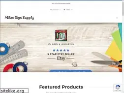 Sites similar to milansignsupply.com
