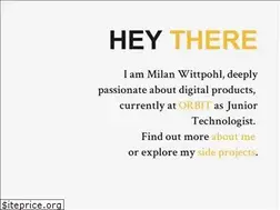 Sites similar to milanwittpohl.com