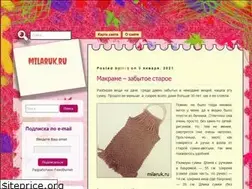 Sites similar to milaruk.ru