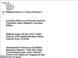 Sites similar to milbank.com