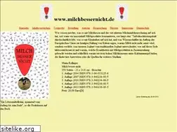 Sites similar to milchbessernicht.de